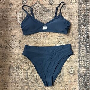Navy Blue Bikini Set